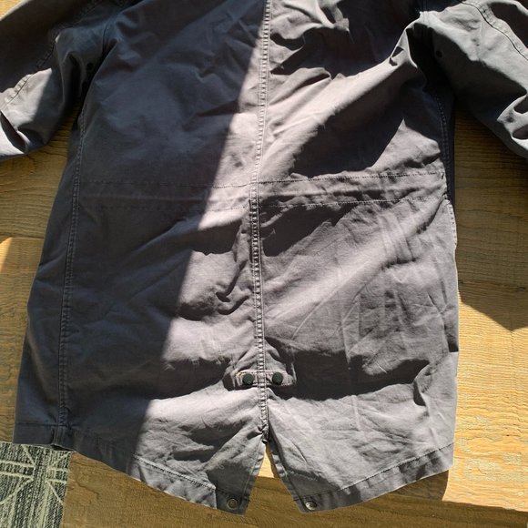 Scotch & Soda Men's Classic Parka with Teddy Lining, Steel Size M - Picture 8 of 12